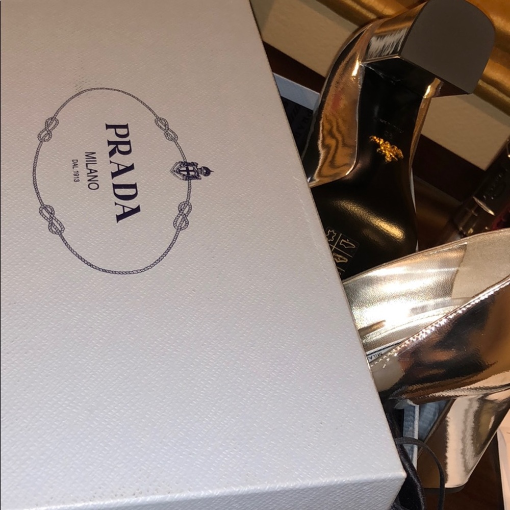 Prada pump heels
